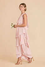 Marisol Blush Pink alternate view 2 bridesmaid dress