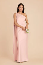 Ariadne Blush Pink alternate view 1 bridesmaid dress