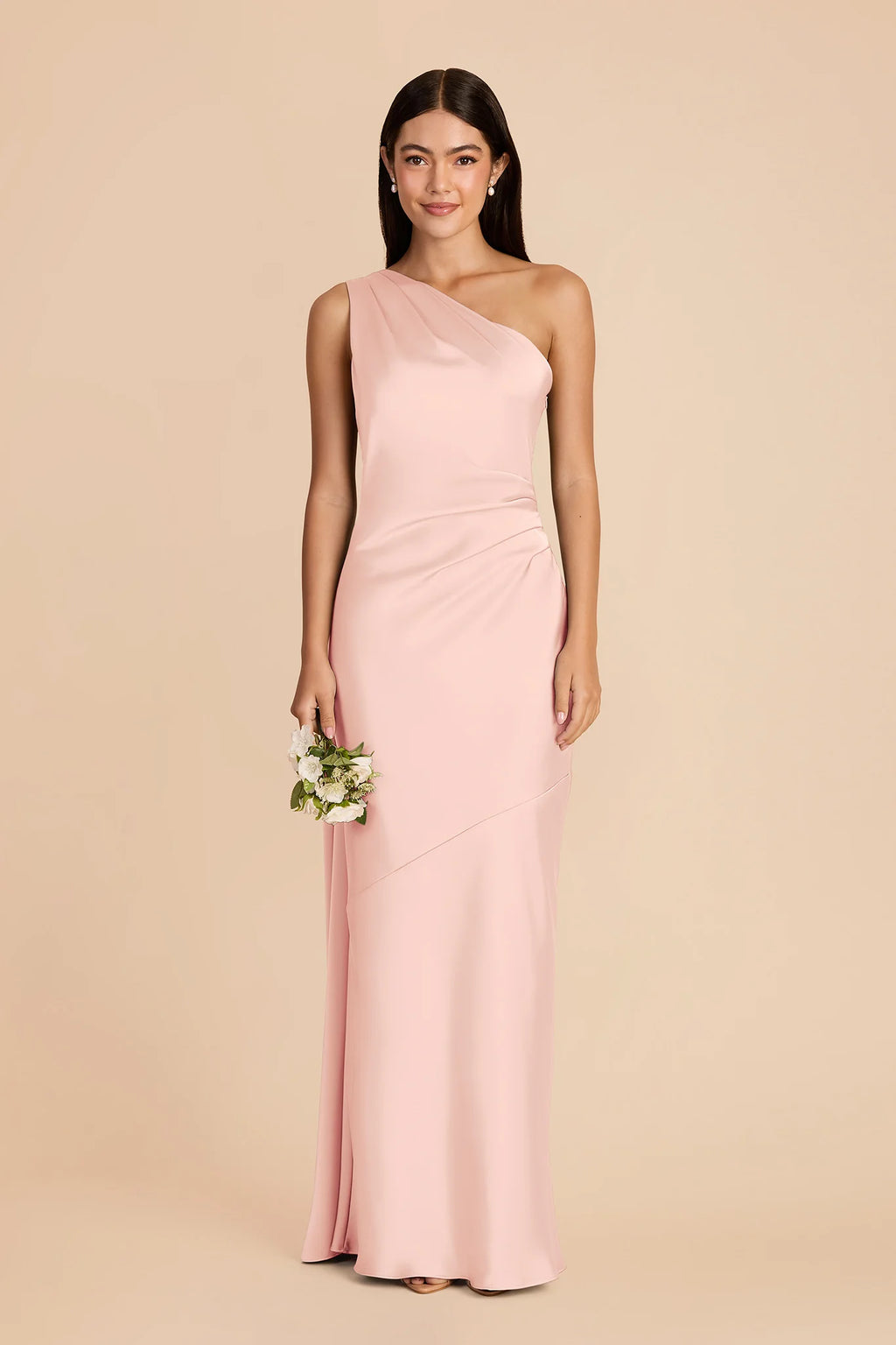 Ariadne Blush Pink alternate view 2 bridesmaid dress