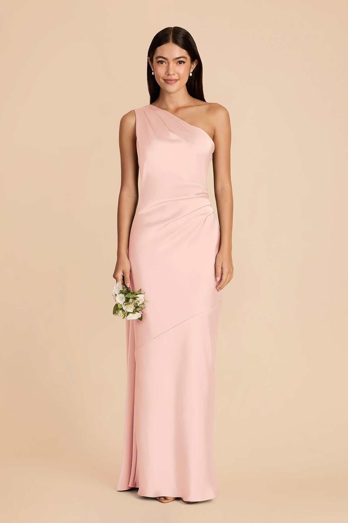 Ariadne Blush Pink alternate view 2 bridesmaid dress