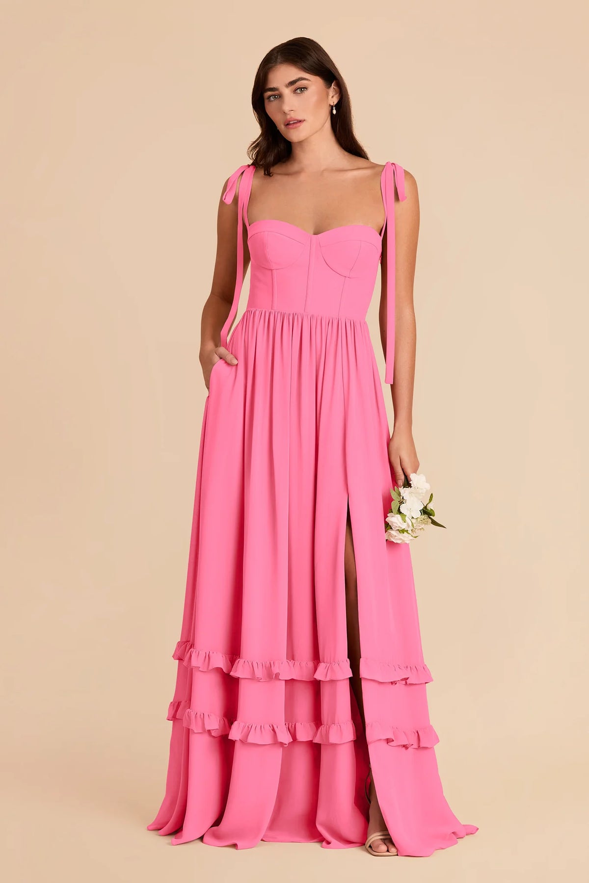 Daphne Bon Bon Pink alternate view 2 bridesmaid dress