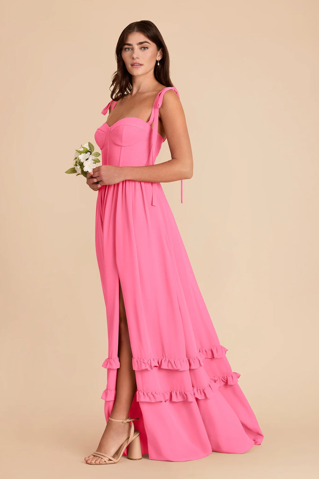 Daphne Bon Bon Pink alternate view 3 bridesmaid dress