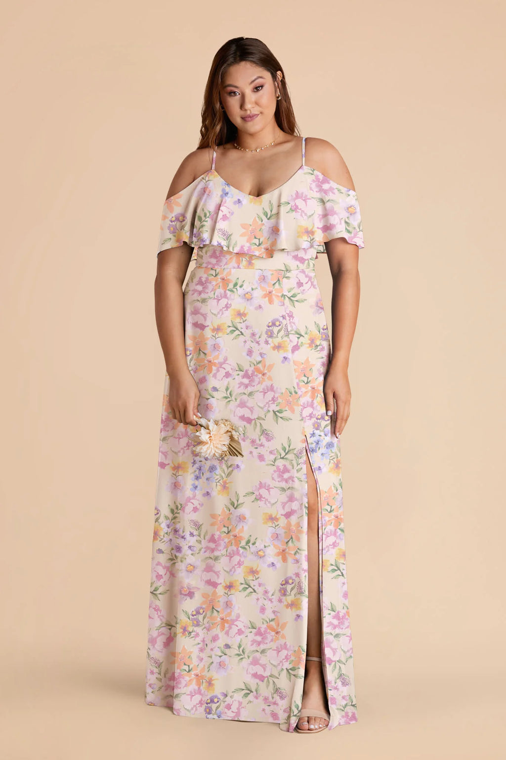 Genevieve Botanical Blooms alternate view 1 bridesmaid dress