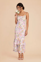Liora Botanical Blooms front view bridesmaid dress