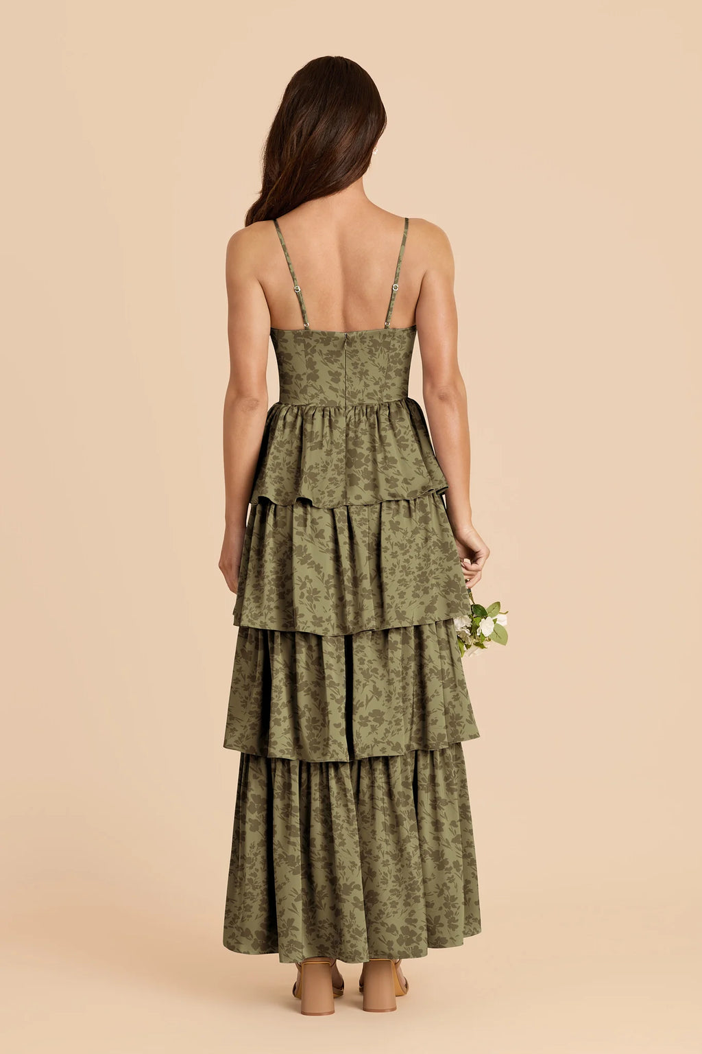 Calista Bright Martini Dreamy Floral back view bridesmaid dress
