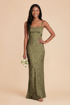 Noelle Bright Martini Dreamy Floral front view bridesmaid dress
