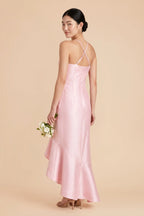 Delphine Bright Pink alternate view 2 bridesmaid dress