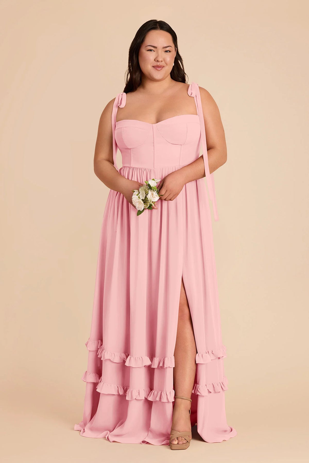 Daphne Bubblegum Pink alternate view 1 bridesmaid dress