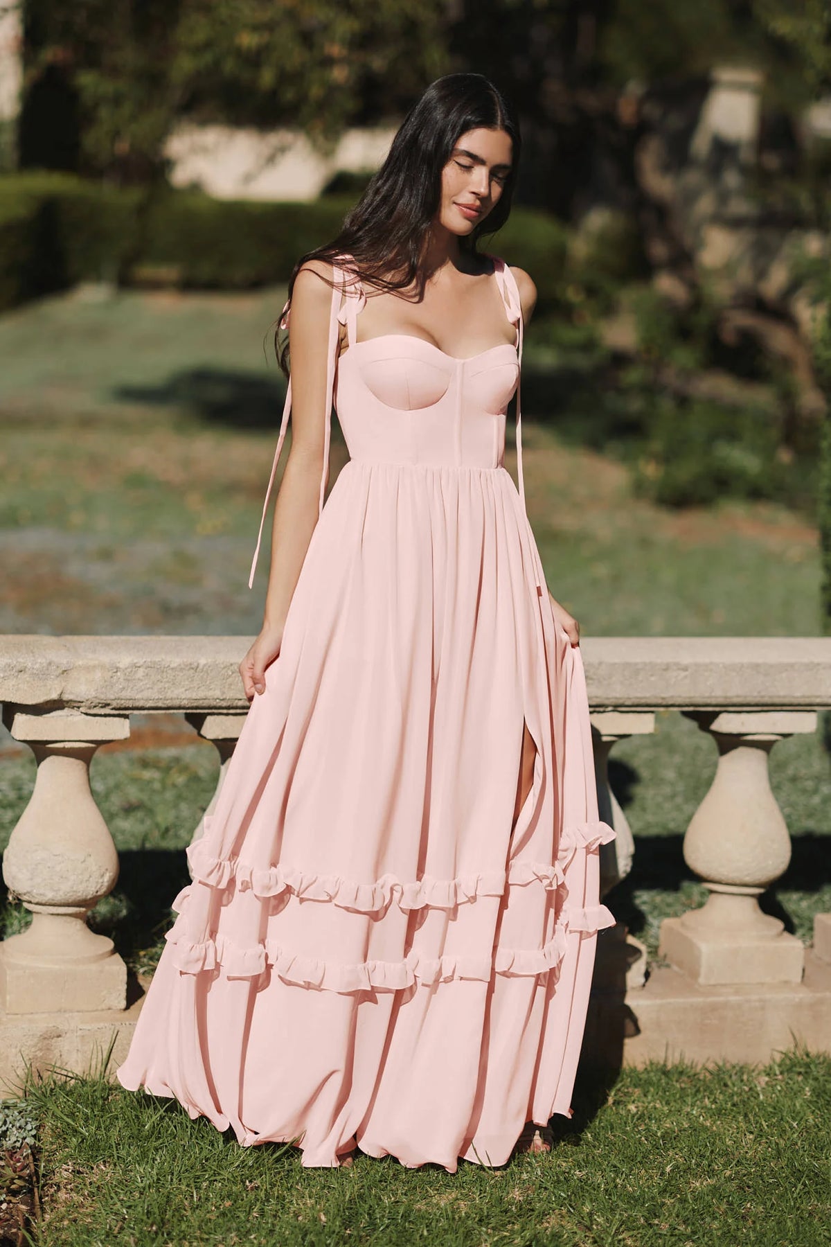 Daphne Bubblegum Pink alternate view 2 bridesmaid dress