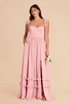 Daphne Bubblegum Pink alternate view 3 bridesmaid dress