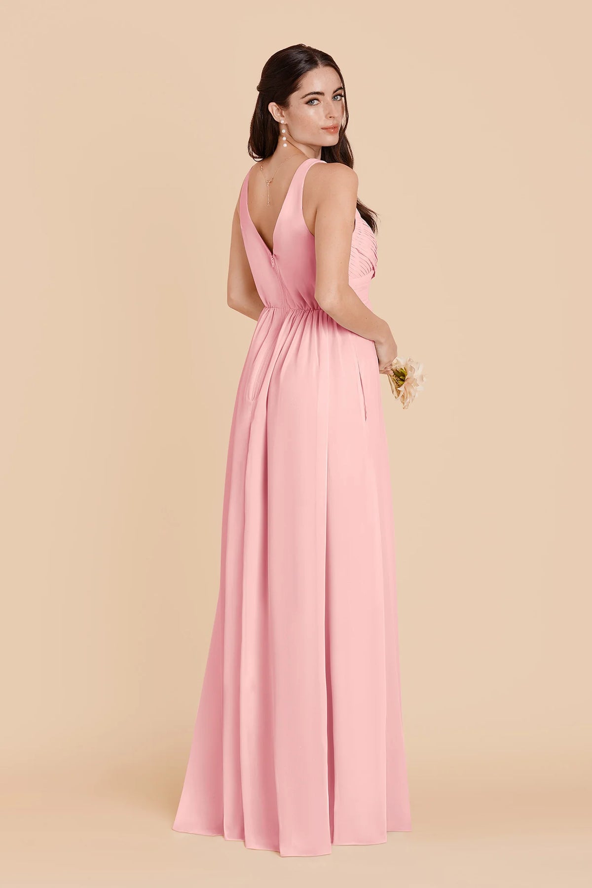 Annelise Bubblegum Pink alternate view 3 bridesmaid dress