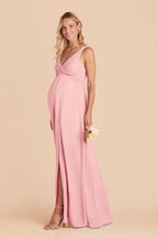 Annelise Bubblegum Pink back view bridesmaid dress