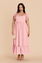 Talia Bubblegum Pink alternate view 1 bridesmaid dress