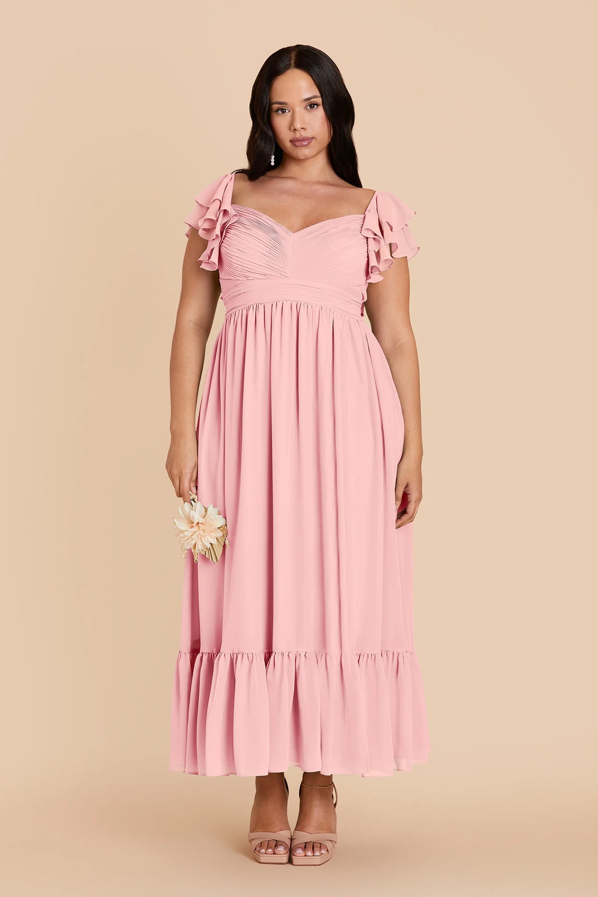 Talia Bubblegum Pink alternate view 1 bridesmaid dress