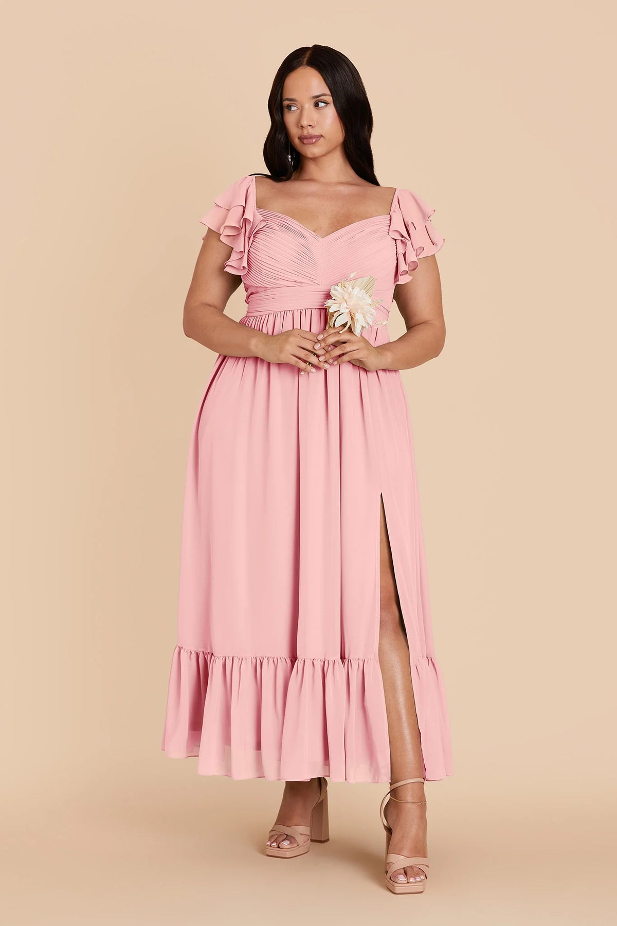 Talia Bubblegum Pink alternate view 5 bridesmaid dress