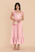 Talia Bubblegum Pink alternate view 2 bridesmaid dress