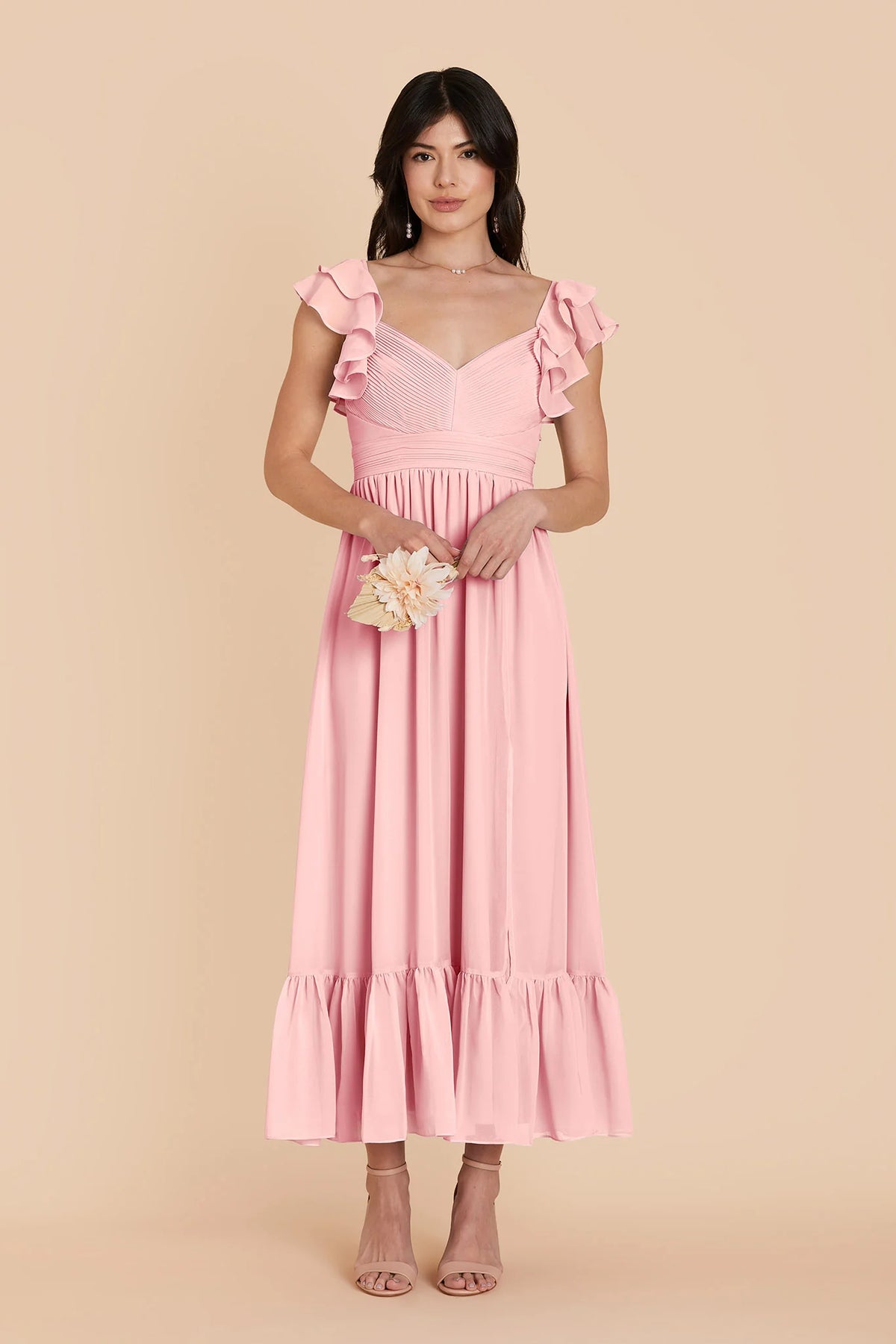 Talia Bubblegum Pink alternate view 2 bridesmaid dress