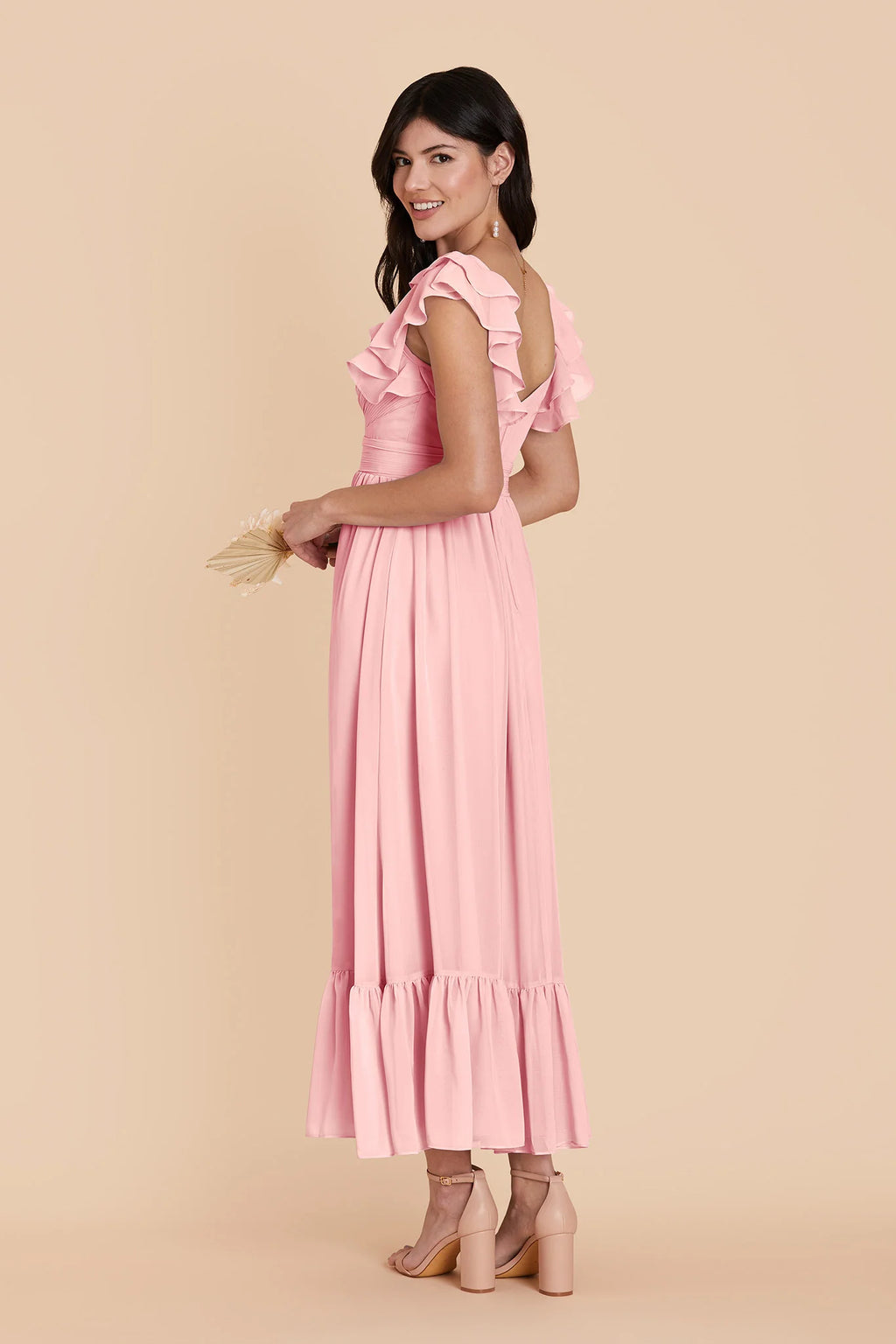 Talia Bubblegum Pink alternate view 3 bridesmaid dress