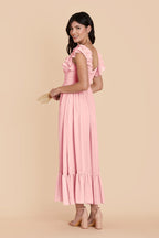 Talia Bubblegum Pink alternate view 3 bridesmaid dress