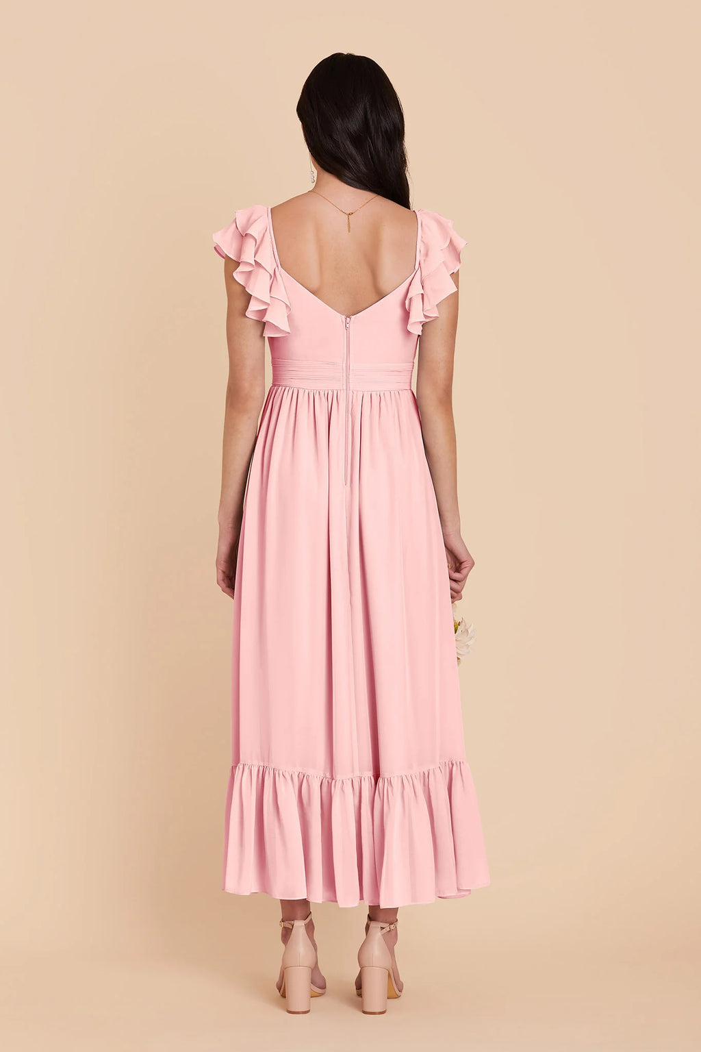 Talia Bubblegum Pink alternate view 4 bridesmaid dress