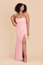 Odessa Bubblegum Pink alternate view 3 bridesmaid dress