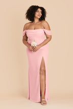 Odessa Bubblegum Pink alternate view 5 bridesmaid dress