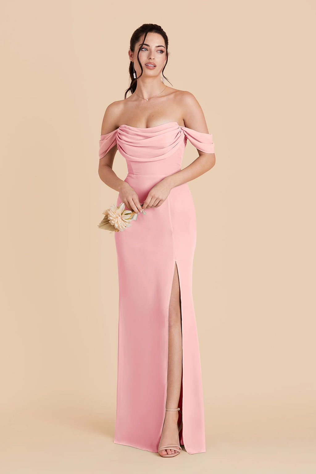 Odessa Bubblegum Pink alternate view 2 bridesmaid dress