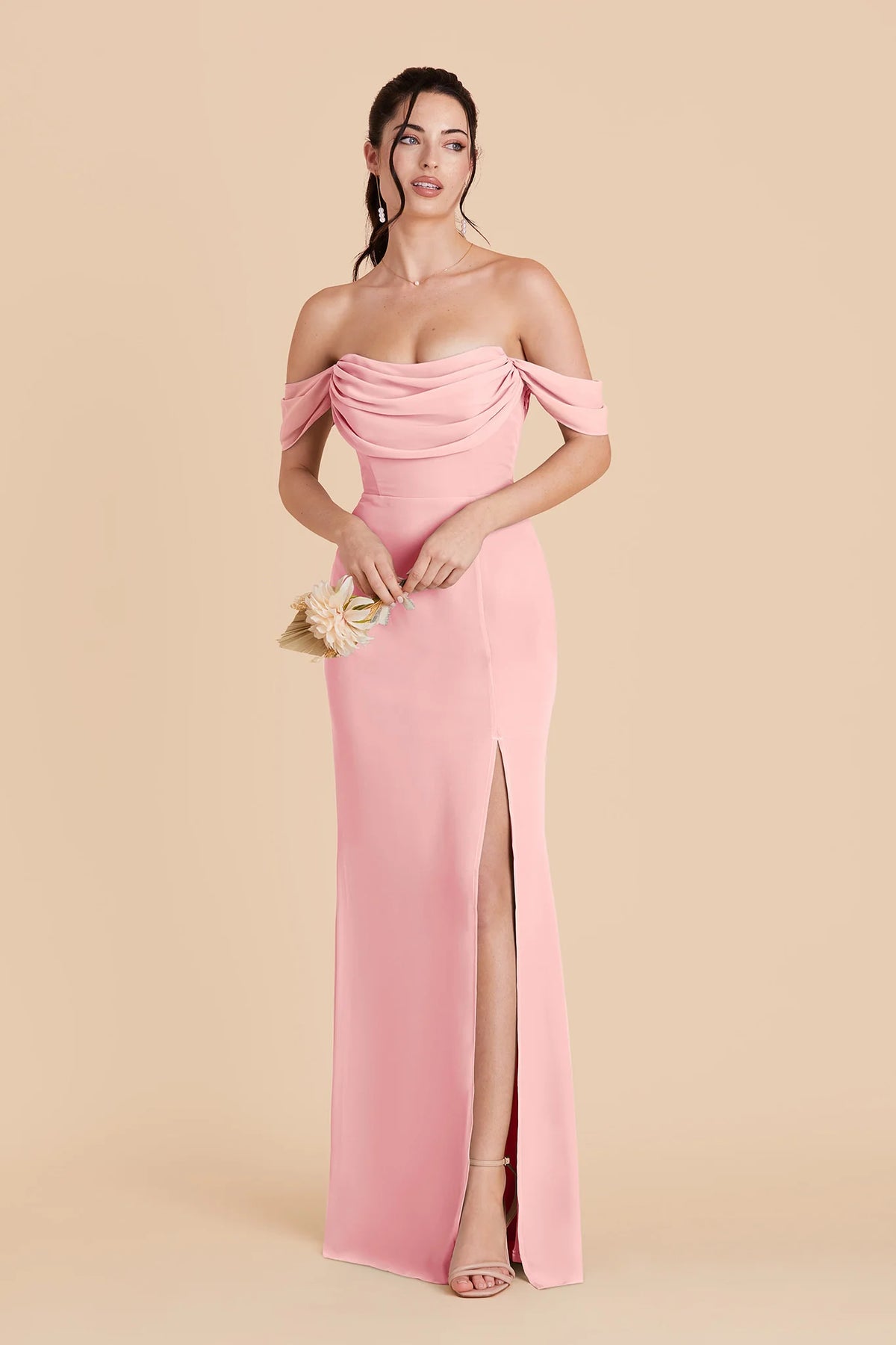 Odessa Bubblegum Pink alternate view 2 bridesmaid dress