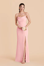 Odessa Bubblegum Pink alternate view 4 bridesmaid dress