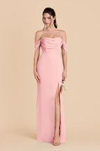 Odessa Bubblegum Pink alternate view 6 bridesmaid dress
