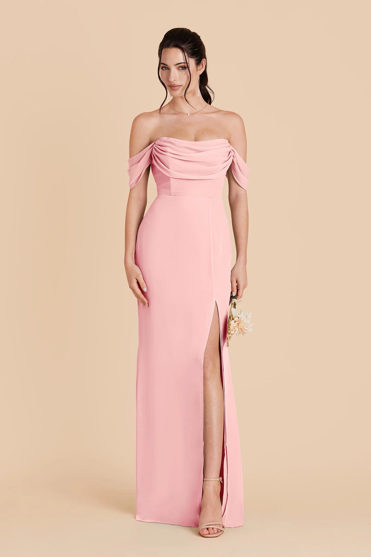 Odessa Bubblegum Pink alternate view 6 bridesmaid dress