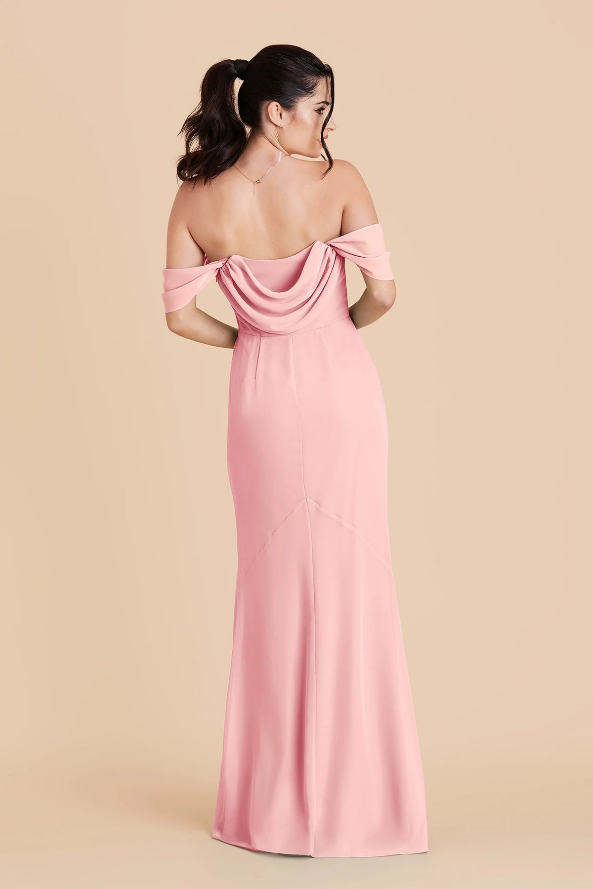 Odessa Bubblegum Pink alternate view 7 bridesmaid dress