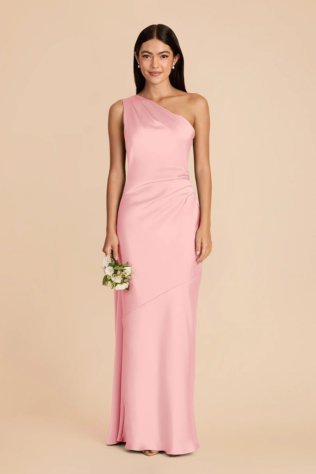 Ariadne Bubblegum Pink alternate view 2 bridesmaid dress