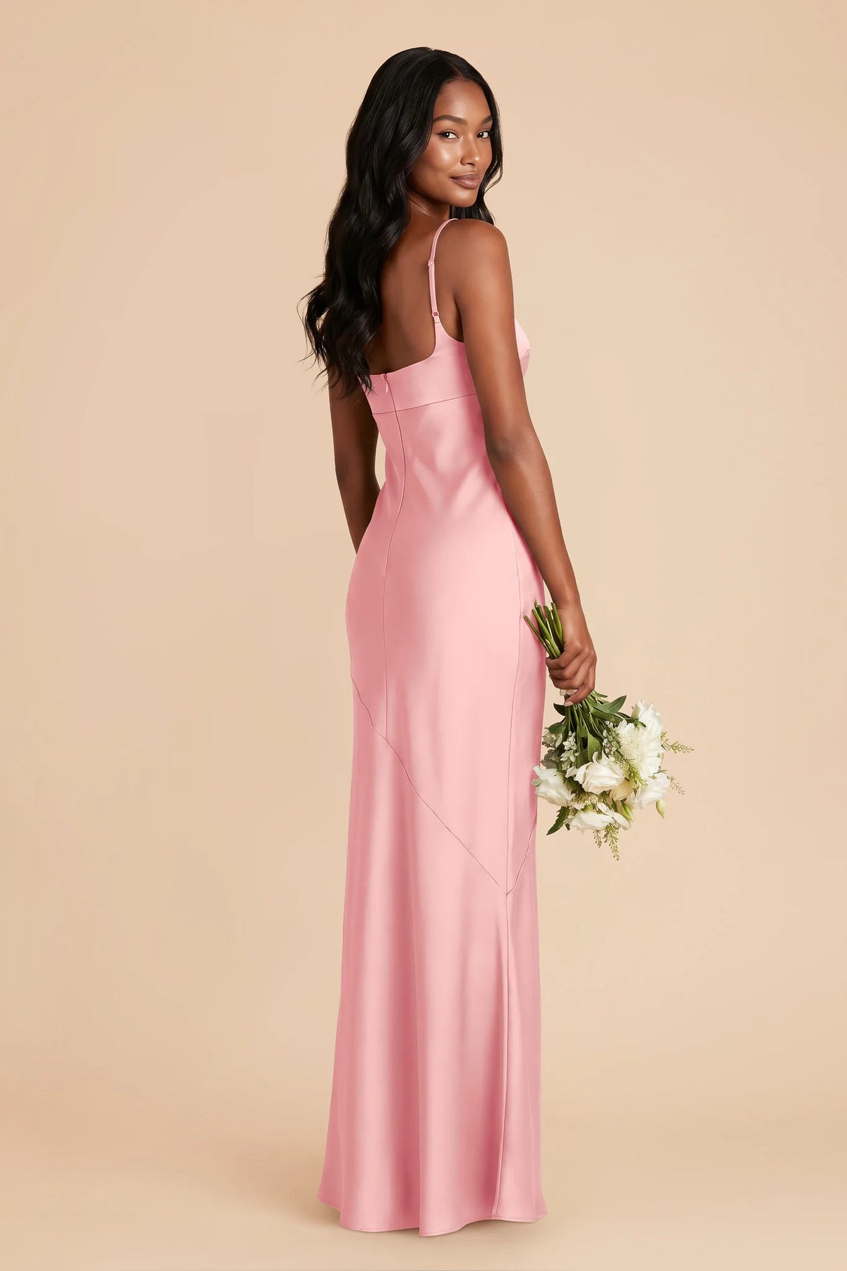 Noelle Bubblegum Pink alternate view 2 bridesmaid dress