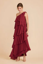 Marisol Burgundy alternate view 1 bridesmaid dress