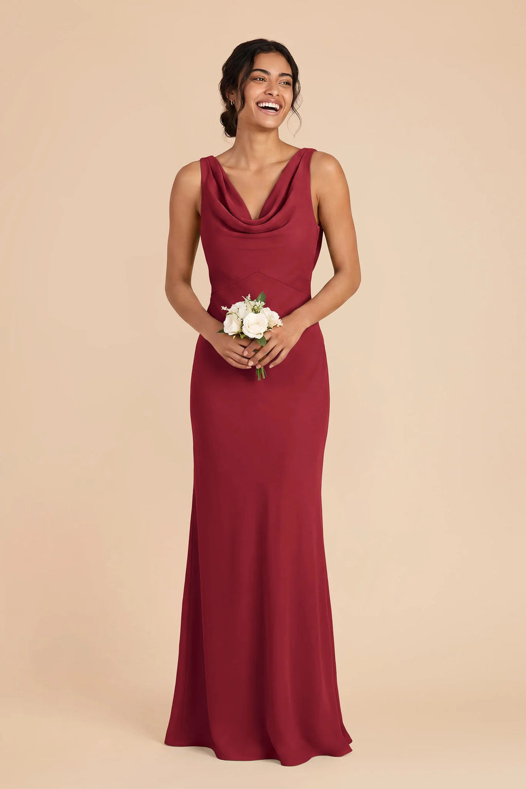 Odette Burgundy alternate view 1 bridesmaid dress