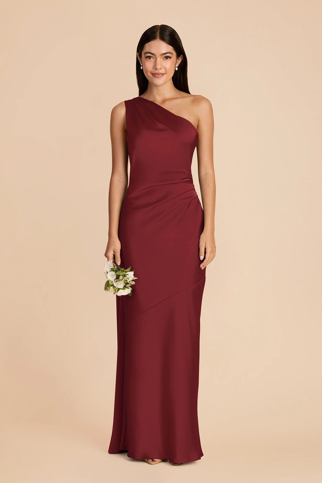 Ariadne Burgundy alternate view 2 bridesmaid dress