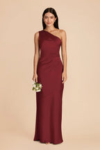 Ariadne Burgundy alternate view 2 bridesmaid dress
