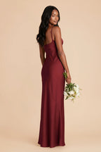 Noelle Burgundy alternate view 2 bridesmaid dress