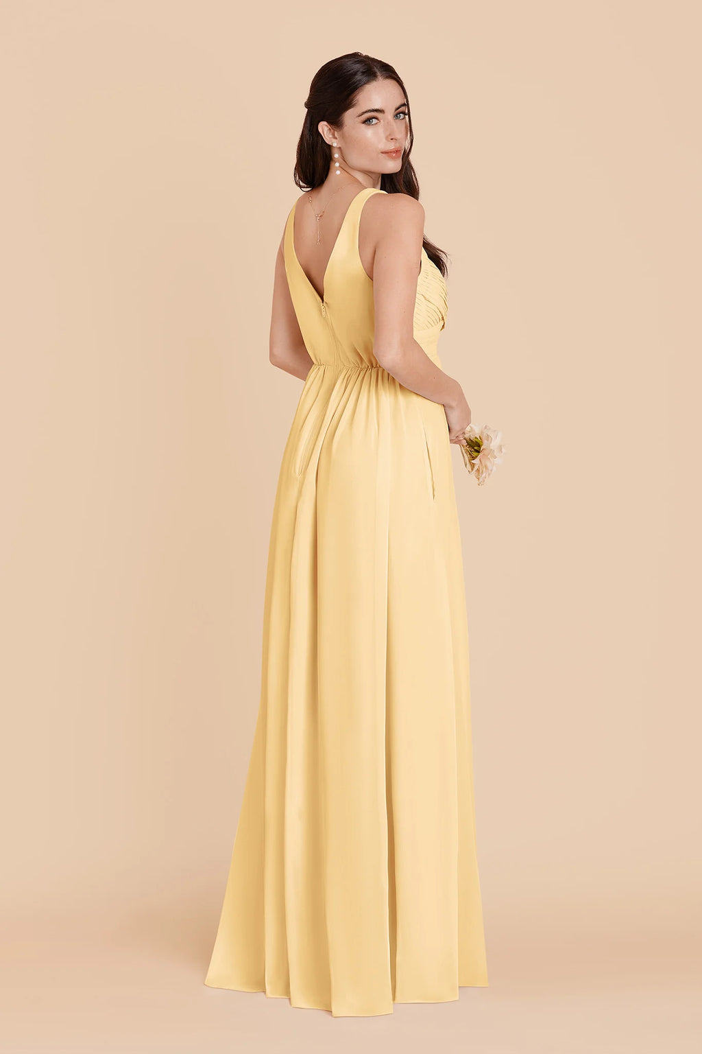 Annelise Butter alternate view 4 bridesmaid dress