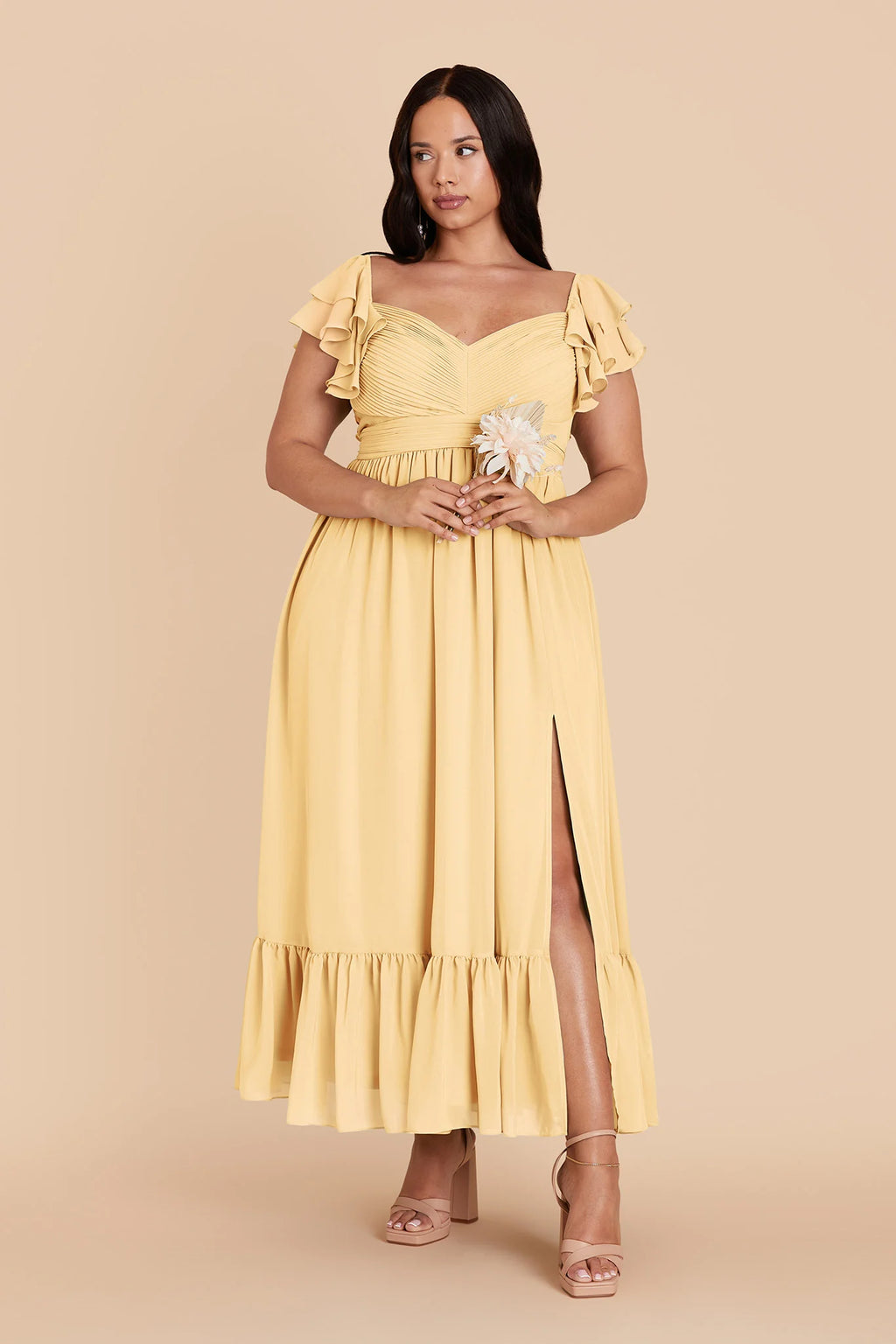 Talia Butter alternate view 5 bridesmaid dress