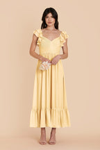 Talia Butter alternate view 2 bridesmaid dress