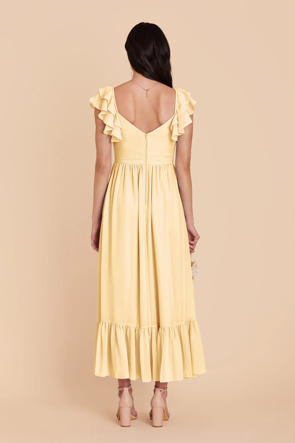 Talia Butter alternate view 4 bridesmaid dress