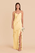 Vivienne Butter front view bridesmaid dress