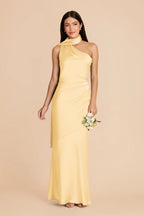 Ariadne Butter front view bridesmaid dress