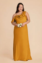 Thalia Butterscotch alternate view 2 bridesmaid dress