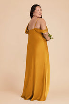 Thalia Butterscotch alternate view 5 bridesmaid dress