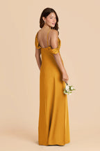 Thalia Butterscotch alternate view 3 bridesmaid dress