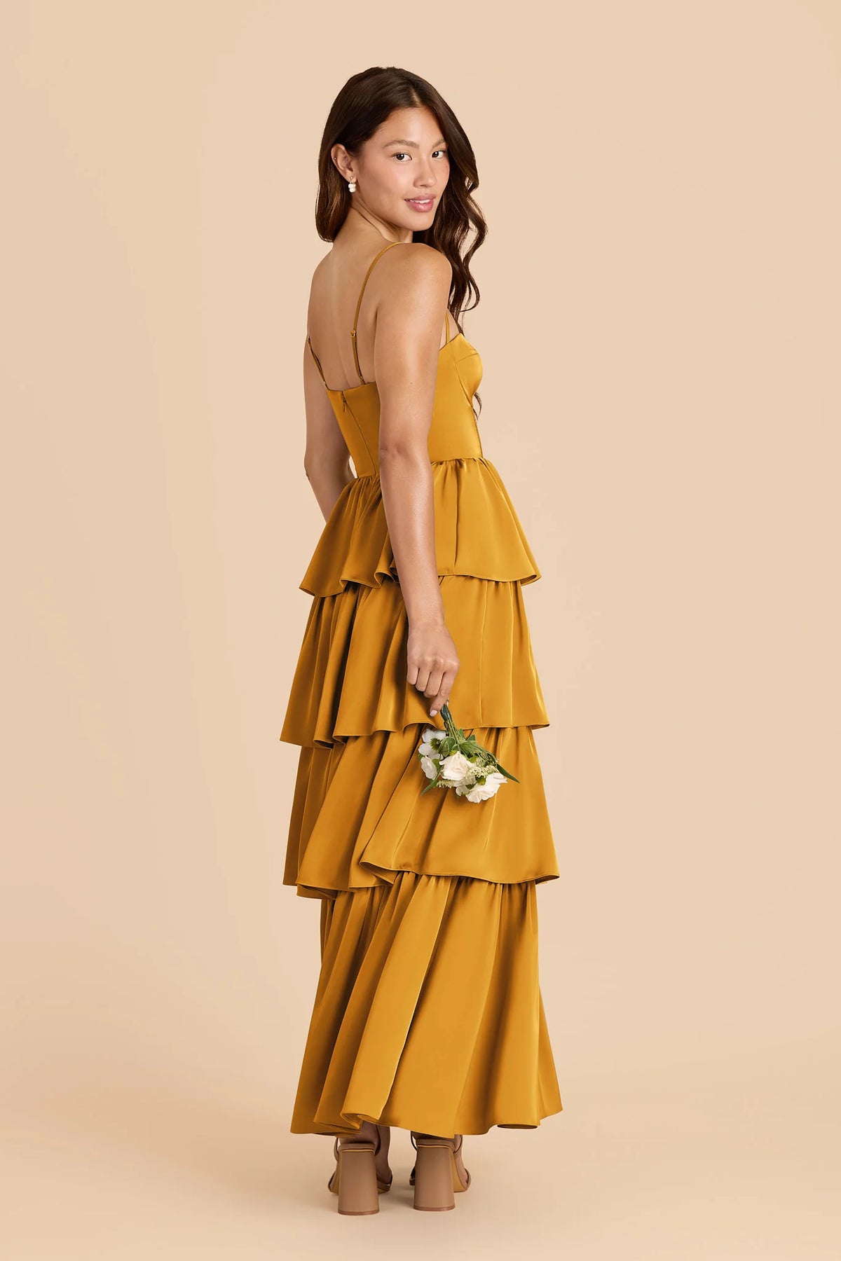 Calista Butterscotch alternate view 2 bridesmaid dress