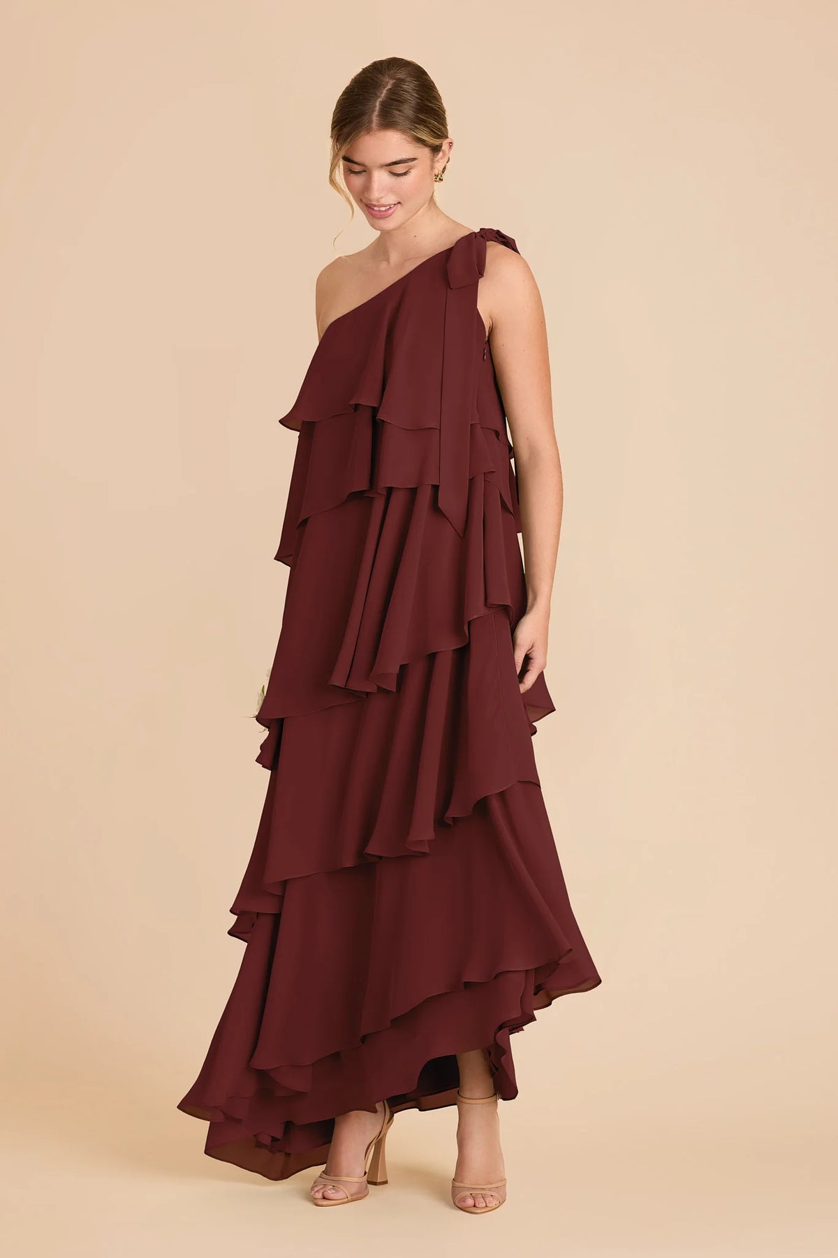 Marisol Cabernet alternate view 1 bridesmaid dress